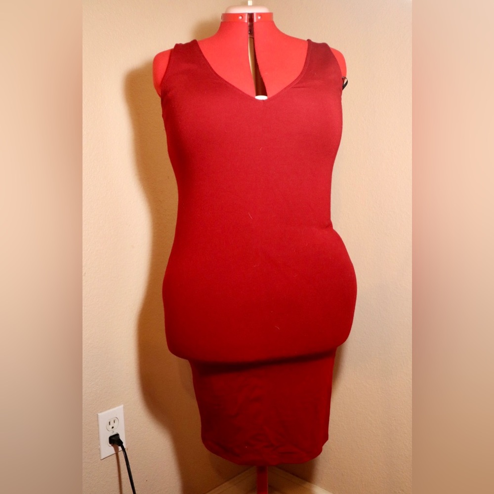 Body on V-Neck Dress